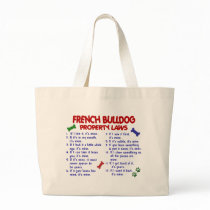 FRENCH BULLDOG Property Laws 2 bags by poochloverstuff FRENCH BULLDOG Property Laws 2 bags