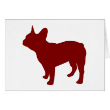 French Bulldog (Red) Card