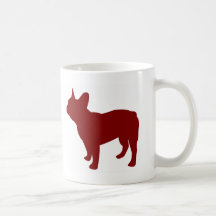 French Bulldog (Red) Mugs