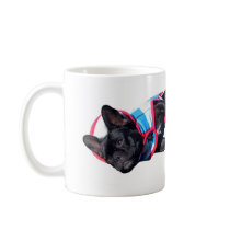 French Bulldog relaxing, Paris Logo, Caffine pl... mugs by digitaled French Bulldog relaxing, Paris Logo, Caffine pl... mugs