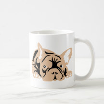 French Bulldog rose Mugs