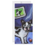 French Bulldog senses smiling moon Custom Rack Cards