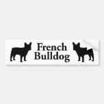 French Bulldog Silhouette Bumper Sticker