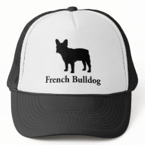 French Bulldog Silhouette hats by handandpaw French Bulldog Silhouette hats