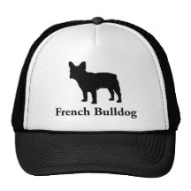 French Bulldog Silhouette Hats