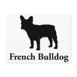 French Bulldog Silhouette postcards