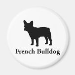 French Bulldog Silhouette Refrigerator Magnets