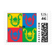 French Bulldog stamps
