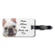 French Bulldog Tags For Bags