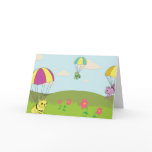 French Bulldog Umbrella Fun Thank You Card