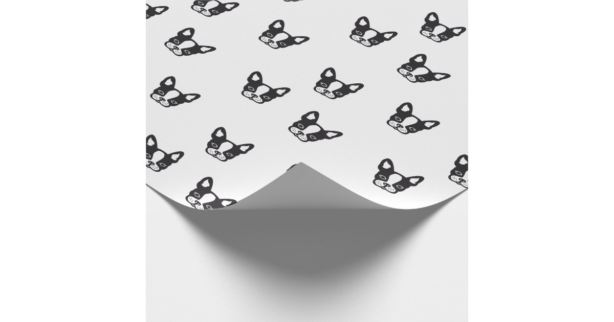 French Bulldog Wrapping Paper Zazzle