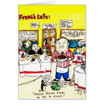 French Cafe - Card by FatLemon French Cafe - Card