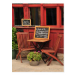 French Cafe Postcard