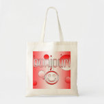 French Canadian Gifts Hello Bonjour + Smiley Face Tote Bags