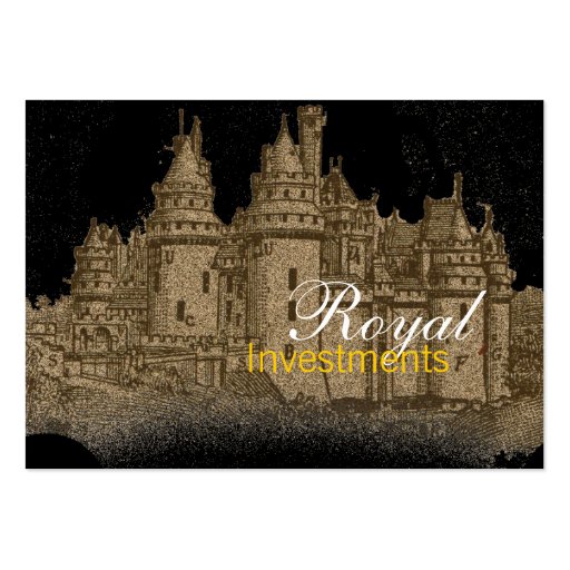 French Castle Royal Business Cards