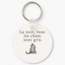 French Cats Saying Products keychains