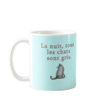 French Cats Saying Products Mugs