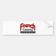 French Celebrity Bumper Sticker