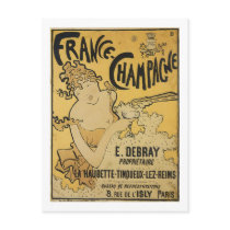 French Champagne postcards