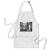 French chateau in USA Apron