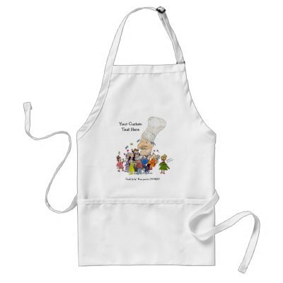 French Chefs Hat Apron by zooogle