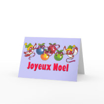 French Christmas Birds cards