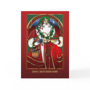 French Christmas Card - Santa Claus -Joyeux Noël