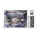 French Christmas Meilleur Voeux postage