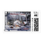 French Christmas Meilleur Voeux postage
