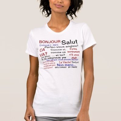 French class - parlez francais? tee shirt