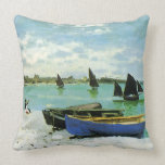French Coastal Village American MoJo Pillow