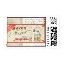 French Collage postage