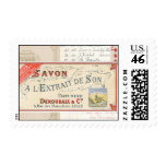 French Collage Postage Stamps