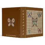 French Country Autumn Butterflies Avery Binder