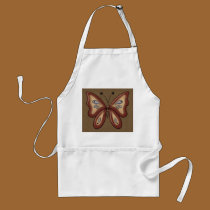 French Country Autumn Fall Butterfly Apron aprons by We