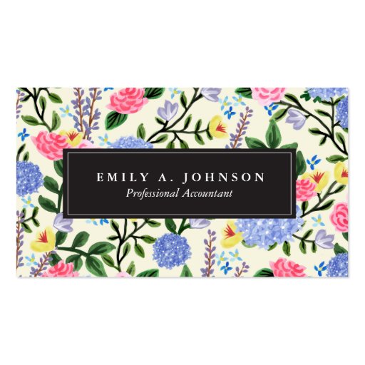 French Country Garden Business Cards