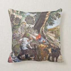 French Country Home Decor Pillow - Vintage