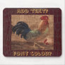 French Country Mousepad for the Rooster Lover