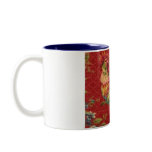 French Country Red Rooster 2 Tone Mug