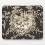 French Country Toile Mouse Pad