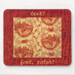 French Country Toile Pattern Hen House Mousepad