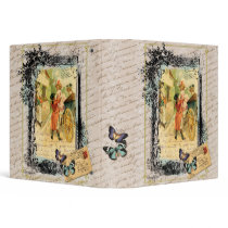 French Couple 18th Century Era Photo Album Binder by Vintagedreams French Couple 18th Century Era Photo Album Binder