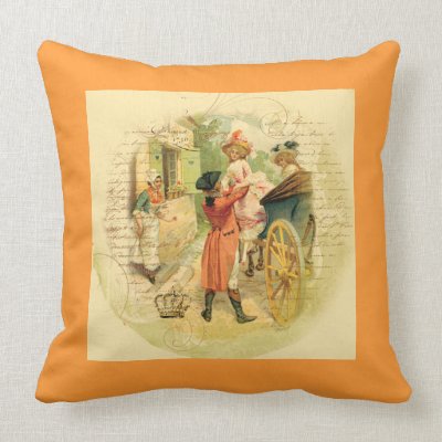 French Couple Wedding Carriage Pillows by lapapeteriedeParis