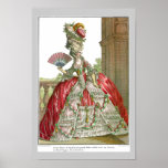 French Court Dress 1778 Posters