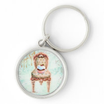 French Cupcake Victorian Style Key Chains