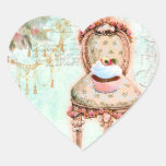 French Cupcake Victorian Style Stickers