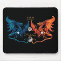 French Dragon Emblem Mousepad by frenchdragon French Dragon Emblem Mousepad