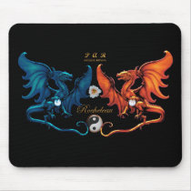 French Dragon Emblem Mousepad by frenchdragon French Dragon Emblem Mousepad
