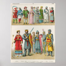 French Dress Print