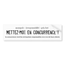 french economic competition bumper stickers by LeVraiBleh french economic competition bumper stickers